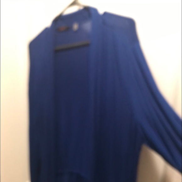 A royal blue cardigan - Picture 2 of 3